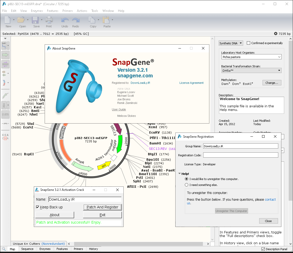 GSL Biotech SnapGene