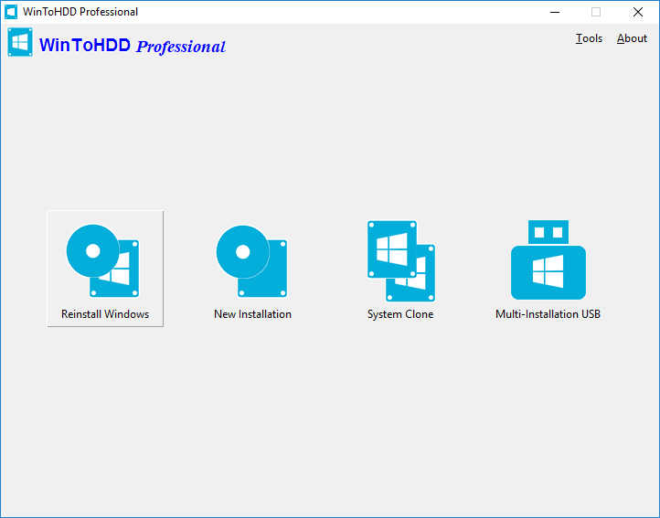 系統(tǒng)部署重裝器 WinToHDD