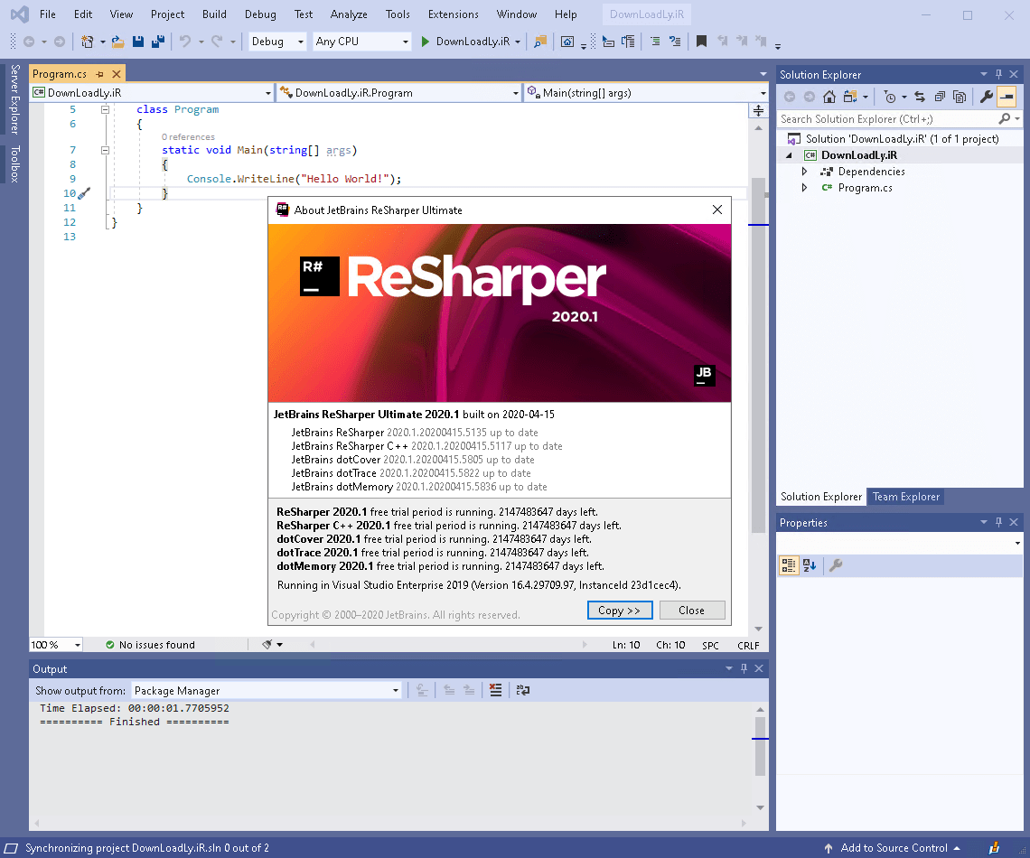 ReSharper-screen