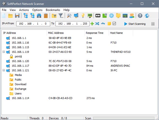 SoftPerfect-Network-Scanner-Sample