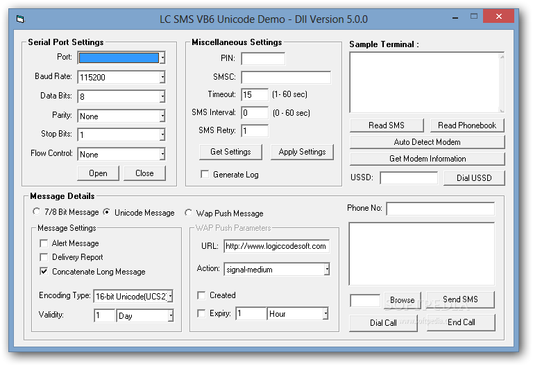 Logiccode GSM SMS ActiveX Dll圖片